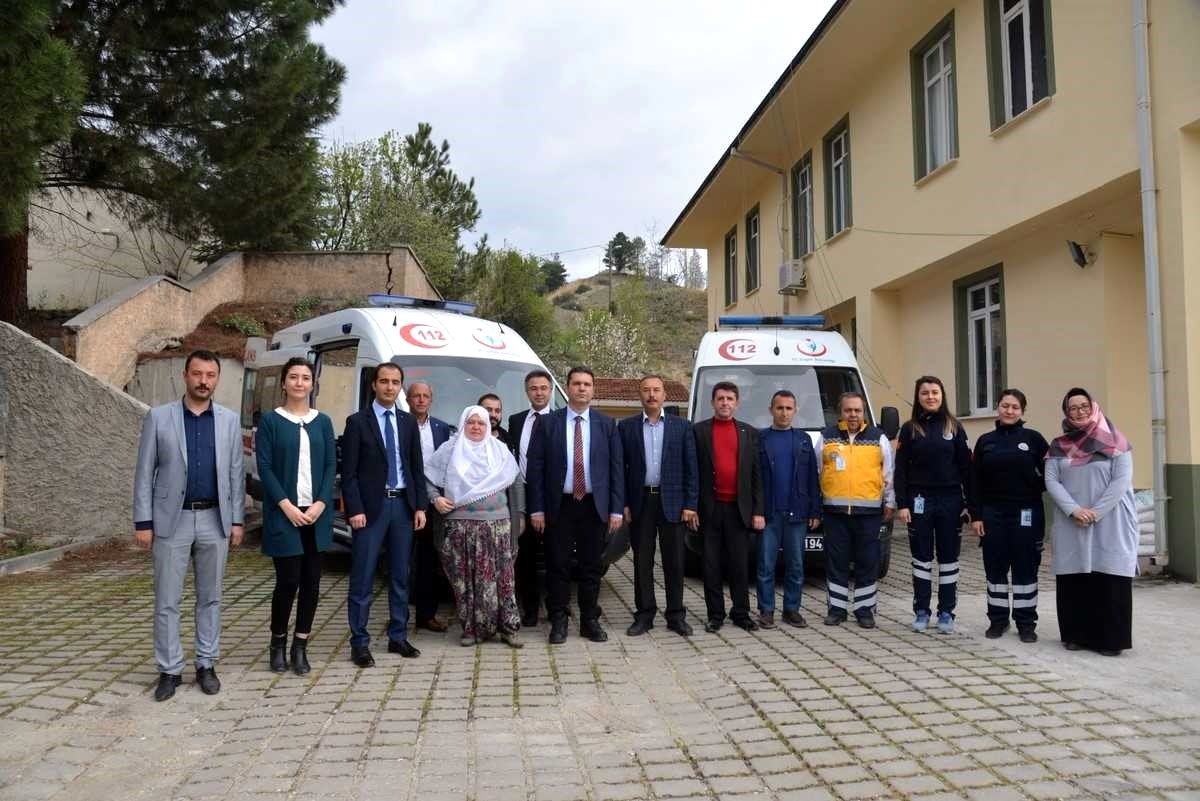 Mihalgazi\'de Ambulans Teslim Töreni