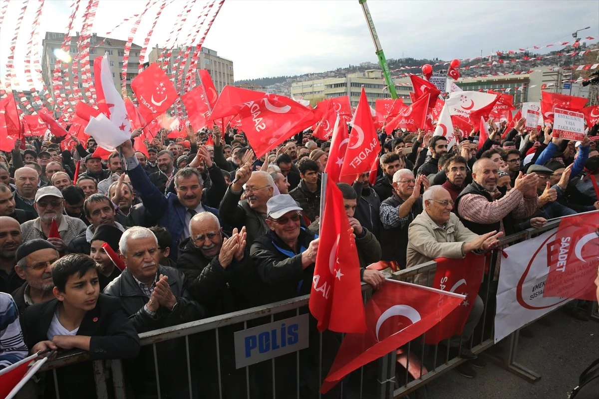 Saadet Partisi\'nin Kocaeli Mitingi