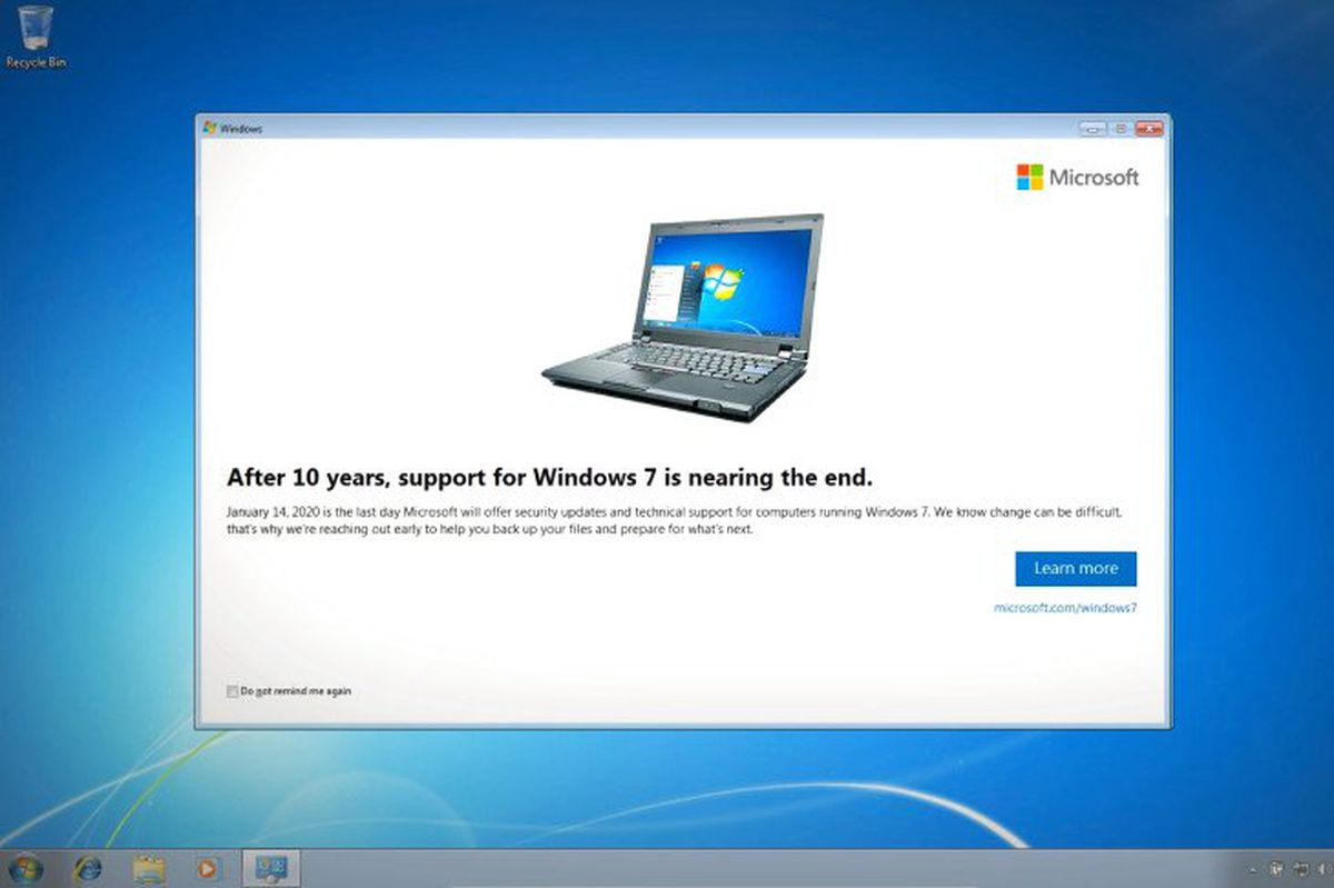 Windows 7 İçin Son Güncelleme Tarihi, Microsoft Bu Mesajla Uyarıyor!