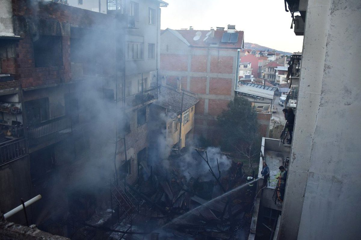 Aydın\'da Bir Mahalle Komple Yanmaktan Kurtuldu