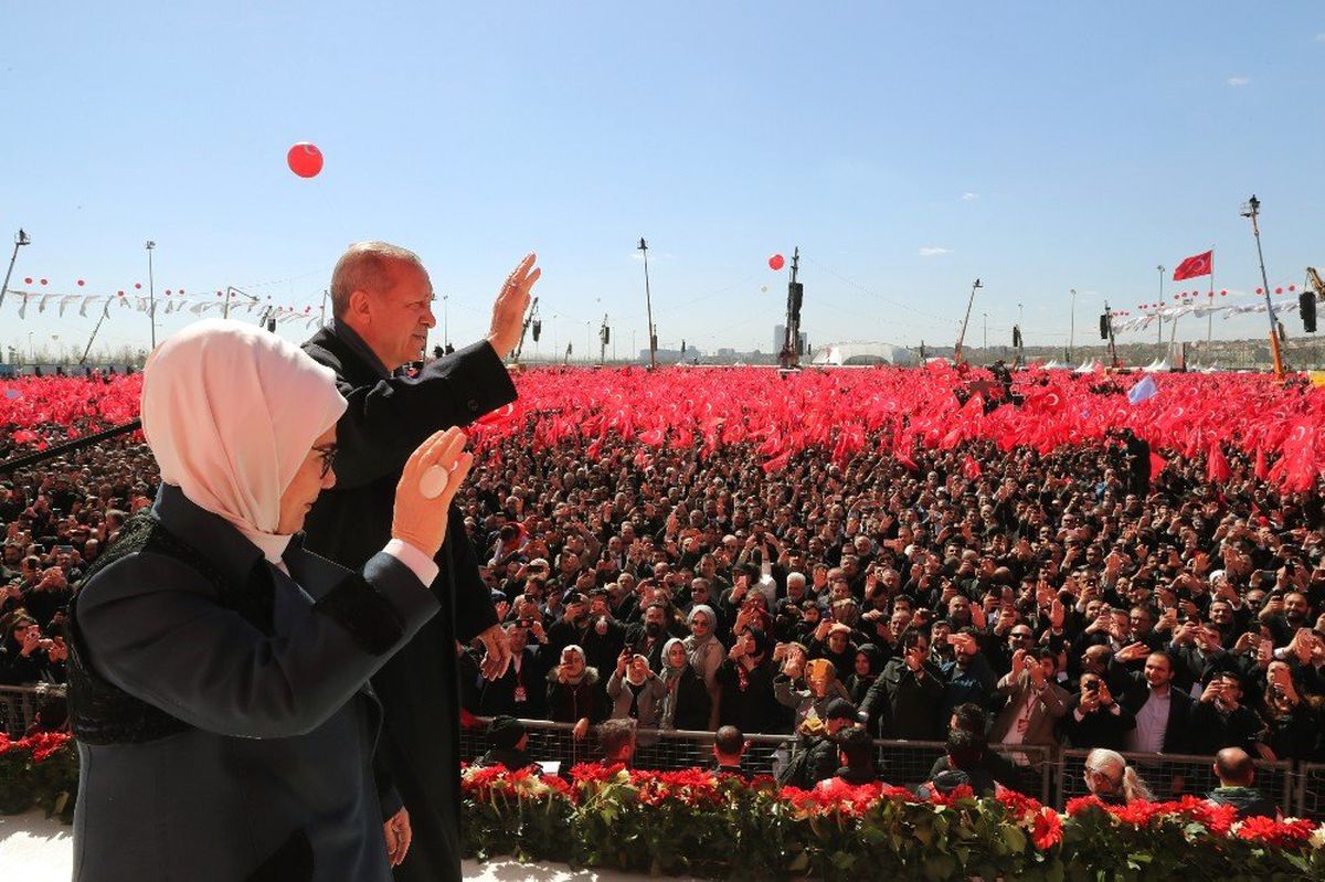 Cumhurbaşkanı Erdoğan, Miting Alanına Geldi