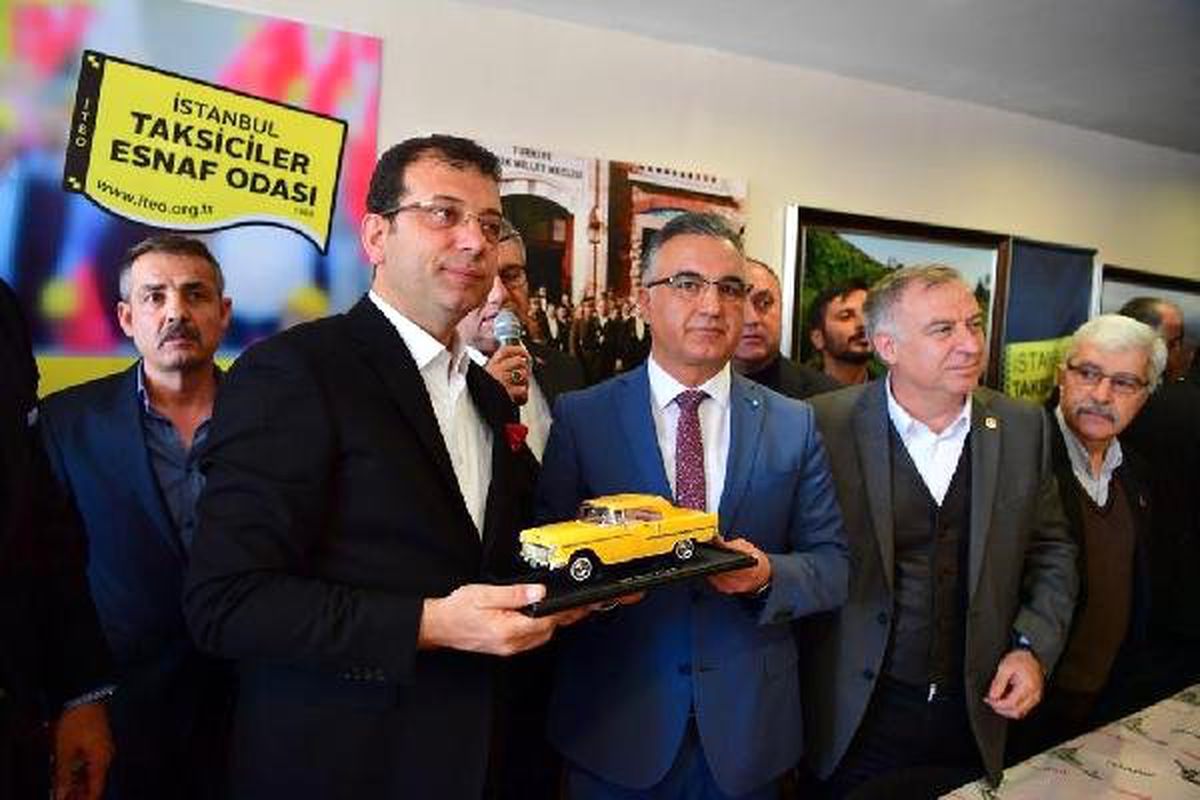 Ekrem İmamoğlu Taksicilerle Biraraya Geldi