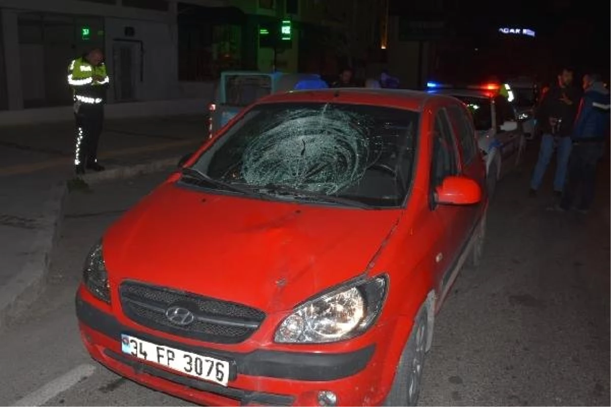 Otomobilin Yayaya Çarptığı Kaza, Güvenlik Kamerasında