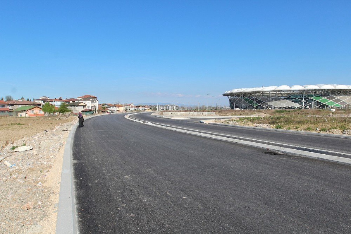 Stadyum Bölgesine Yeni Duble Yol Tamamlandı