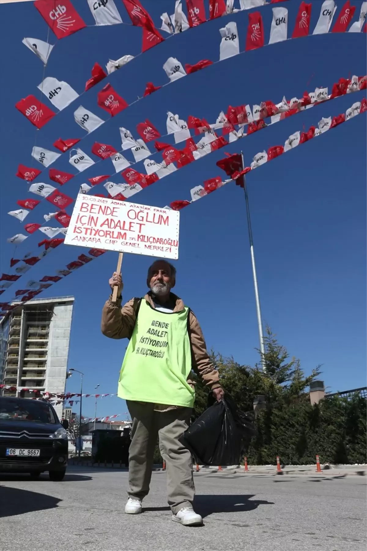 CHP Genel Merkezi Önünde Eylem