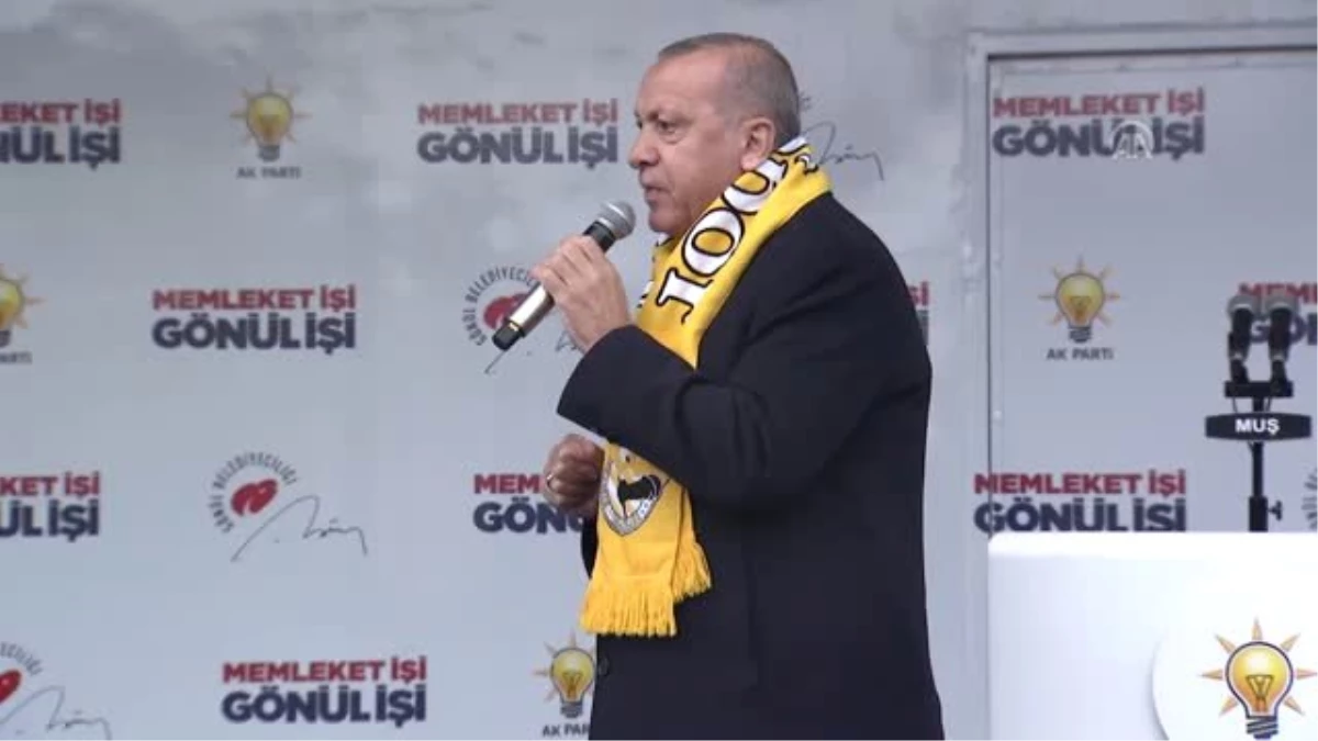 Cumhurbaşkanı Erdoğan: "Muş\'a 1544 Konut Projesini Hayata Geçirdik"