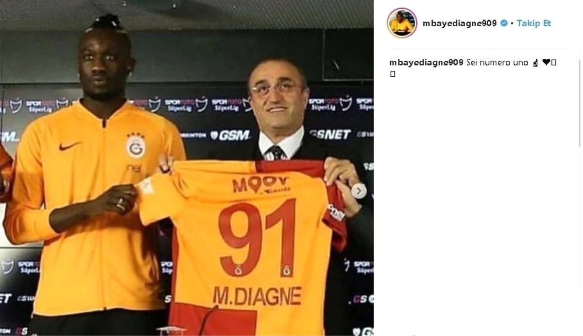 Diagne\'den Abdurrahim Albayrak\'a Destek Mesajı