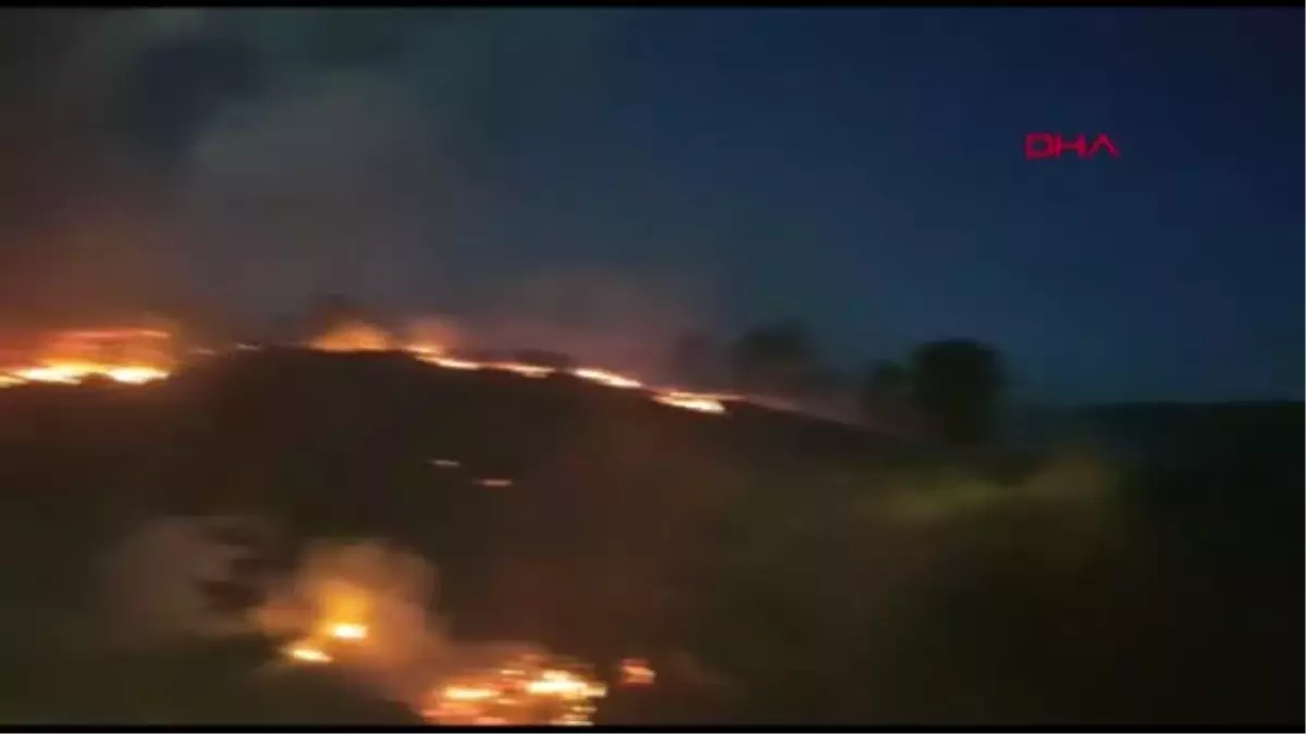 Isparta Elektrik Tellerinden Çıkan Kıvılcım Ormanı Yaktı