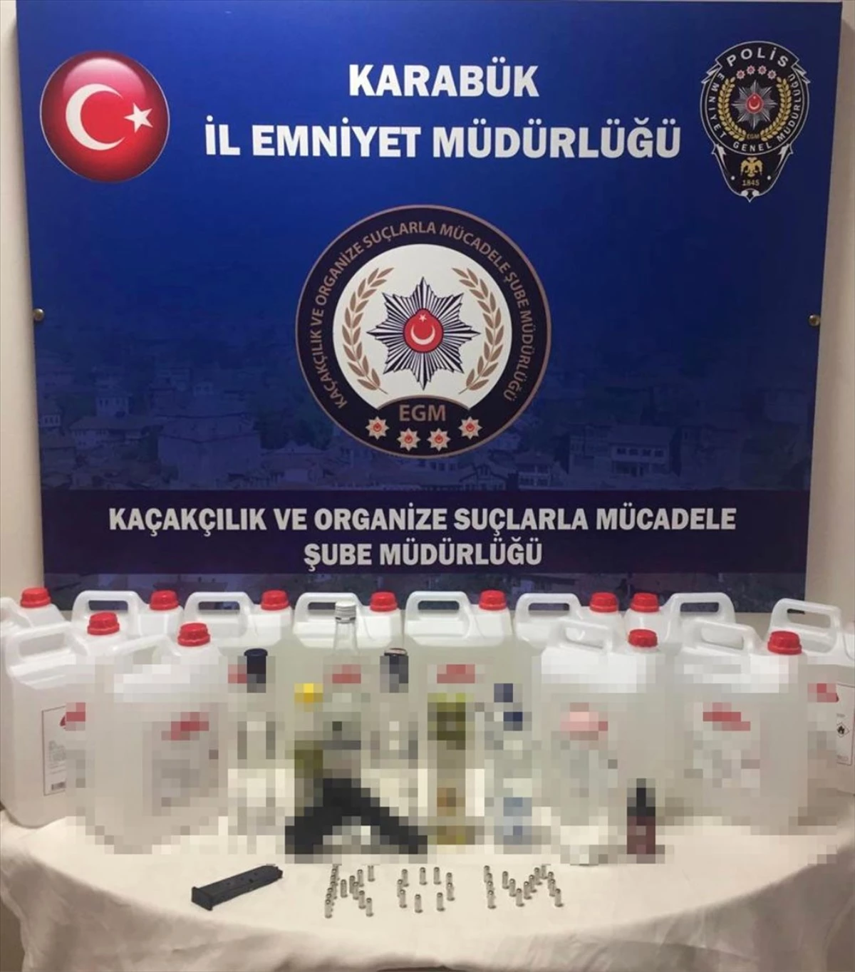 Karabük\'te Kaçak İçki Operasyonu