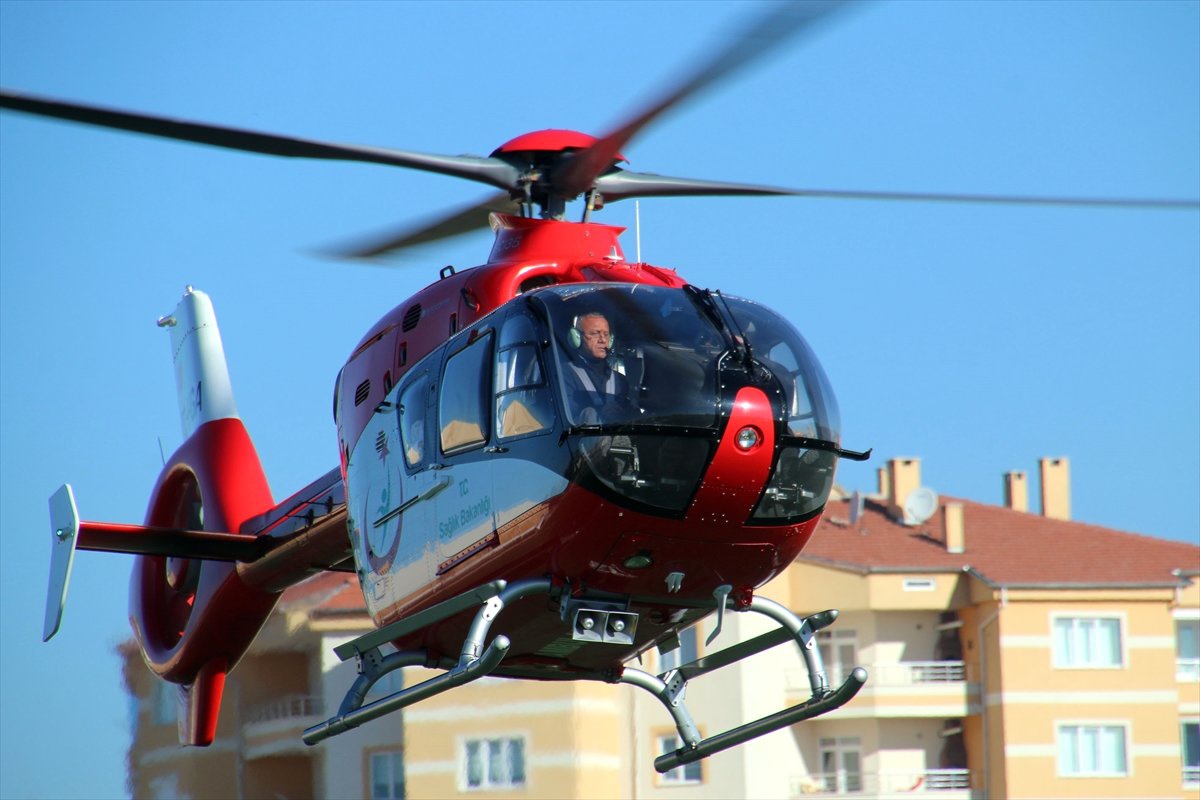 Ambulans Helikopter Kalp Hastası İçin Havalandı