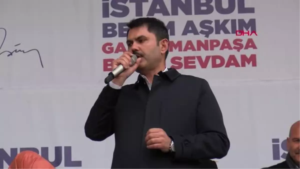 Bakan Kurum ve Soylu\'dan Gaziosmanpaşa\'da Ortak Miting