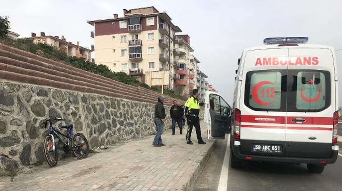 Bisikletiyle Yüksekten Düşen 9 Yaşındaki Çocuk Yaralandı