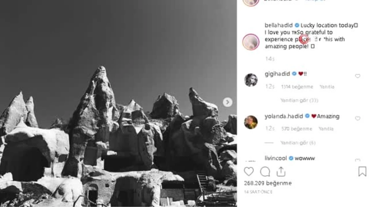 Türk Güneşi ile Aydınlatılmış Bella Hadid\'e Binlerce Beğeni Yağdı