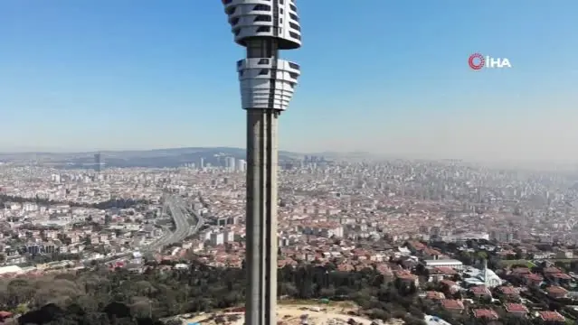 Çamlıca Kulesi'ne Dördüncü Büyük Parçanın Monte Edilme ...