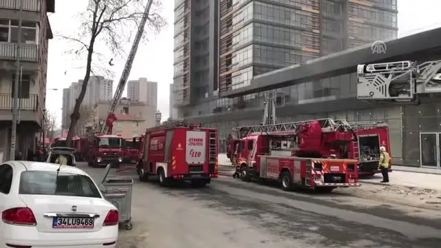 Kadıköy'de İnşaat Halindeki Gökdelende Yangın 2 - İstanbul ...