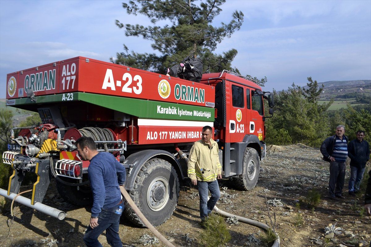 Karabük\'te Orman Yangını