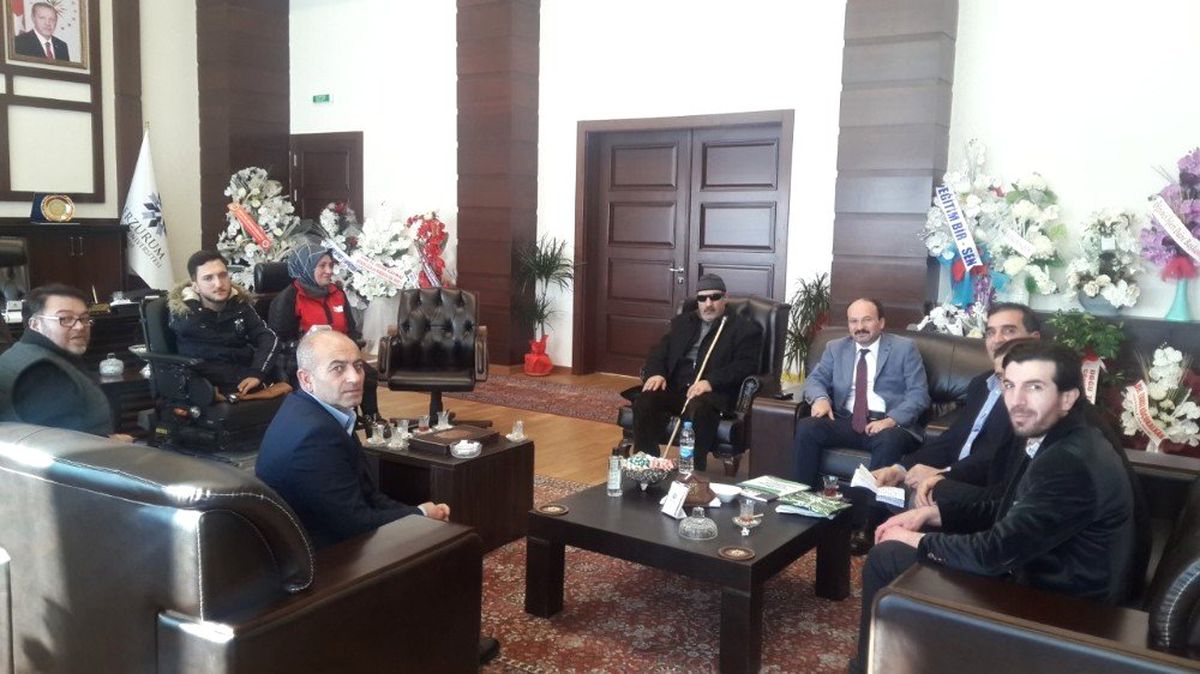 Kent Konseyi Engelli Meclisinden Rektör Çakmak\'a Ziyaret