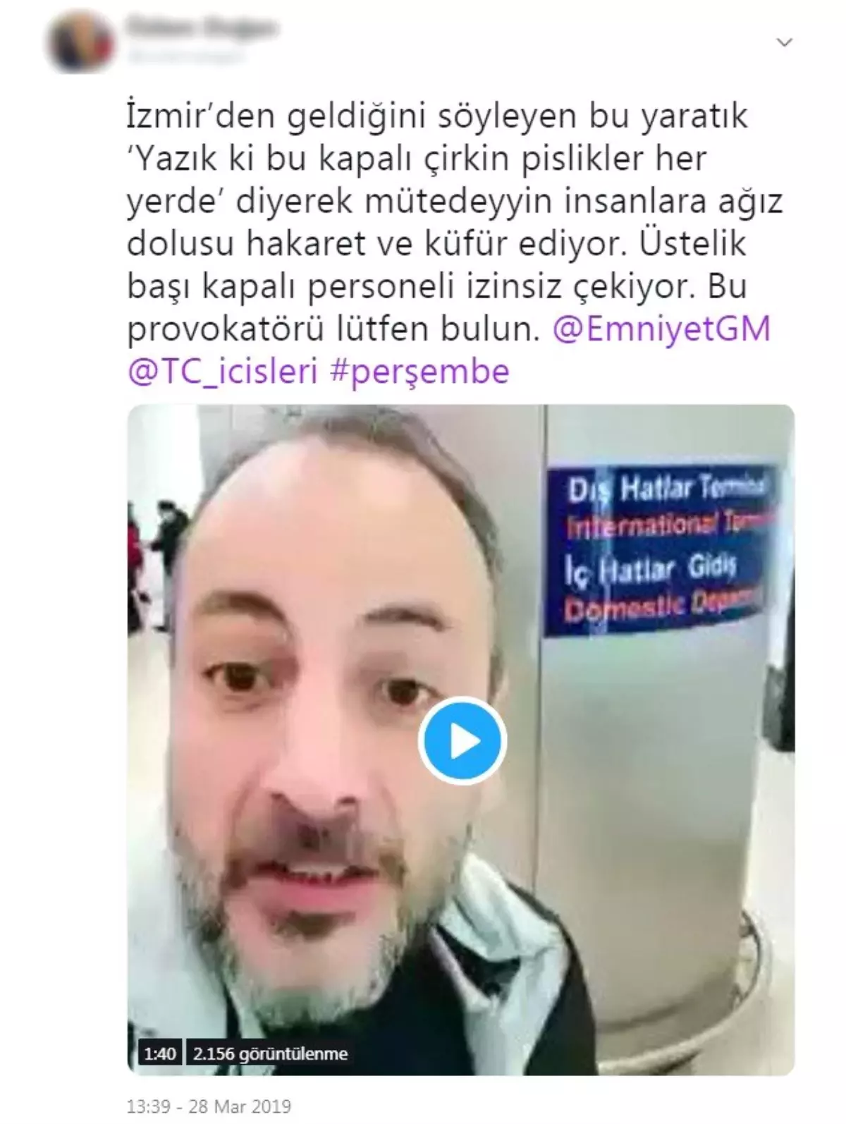 Başörtülü Vatandaşlara Yönelik Hakaret İçerikli Video Çeken Şahsa Gözaltı