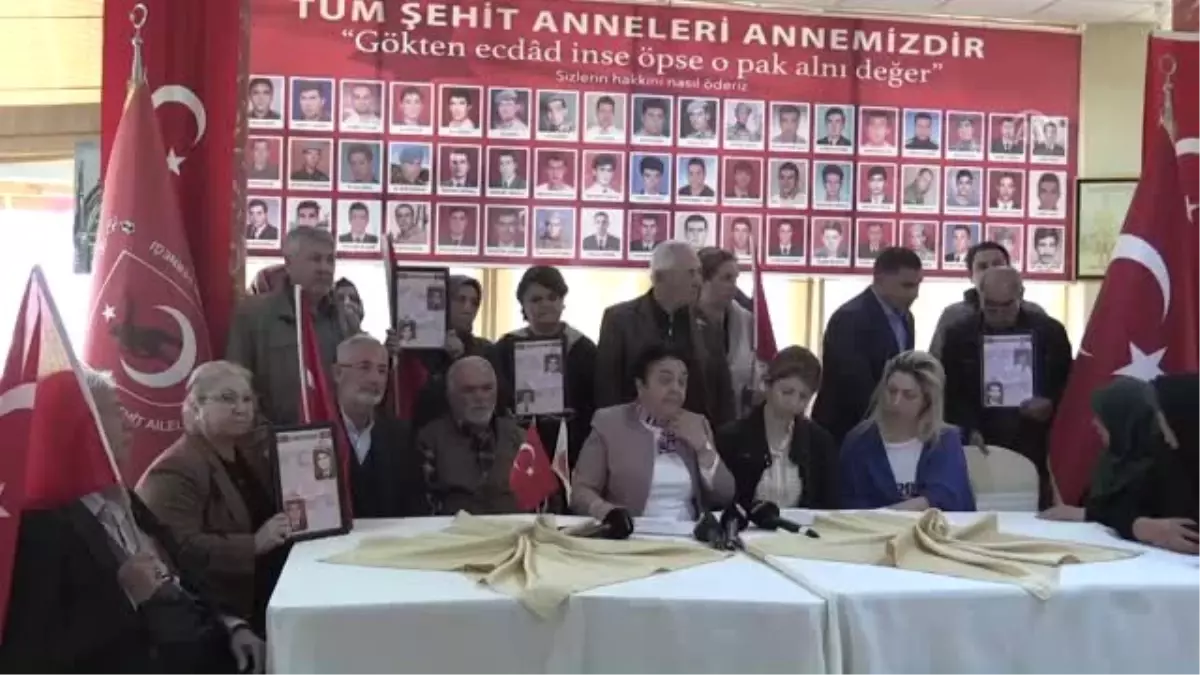 CHP\'li Adayın Tepki Gösterdiği Şehit Eşi - Şehit Ailelerinin Basın Açıklaması