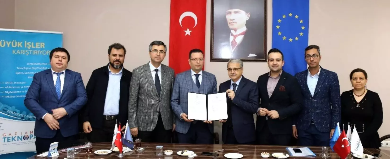 Gaziantep Teknopark \'Ta Kalabalık Fonlama Eğitimi Protokolü