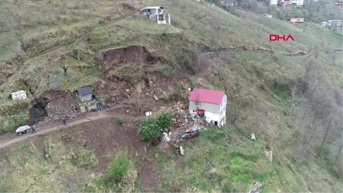 Giresun Kaya Düşmesi Korkusuyla Yaşıyorlar