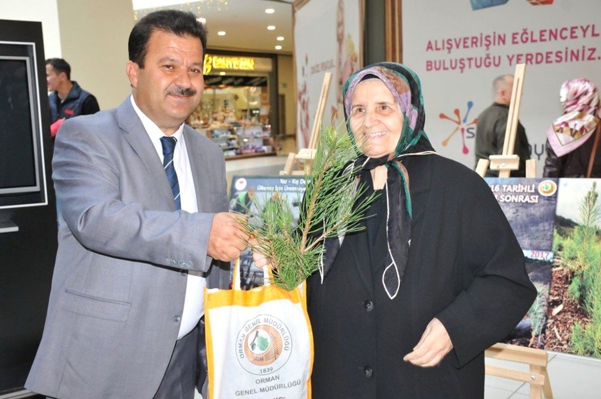 Kütahya\'da 5 Bin Fidan Dağıtıldı