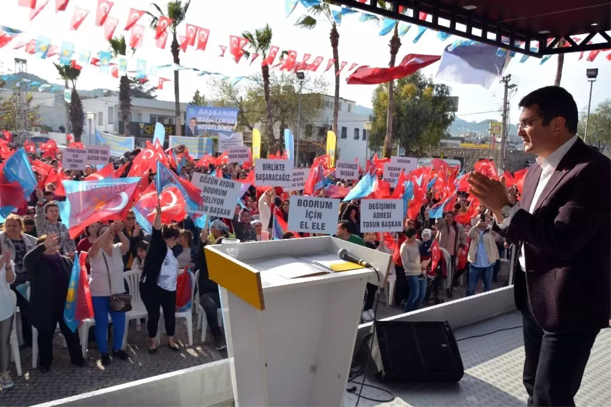 Mehmet Tosun\'un Mitingi Yoğun İlgi Gördü