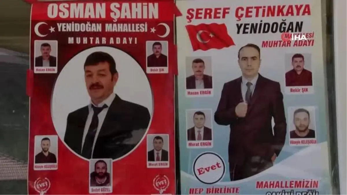 Muhtar Adayları Aynı Azaları Tercih Etti