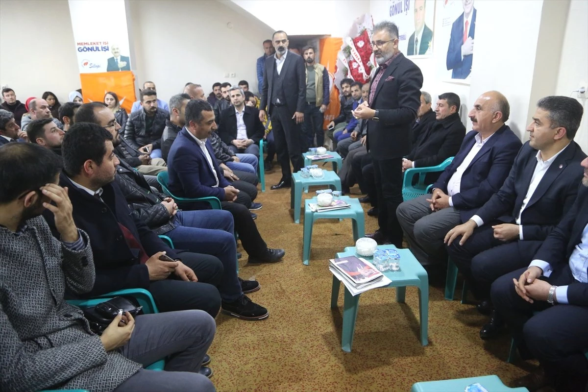 Silopi\'de 11 Sendikadan AK Parti Adayına Destek Kararı