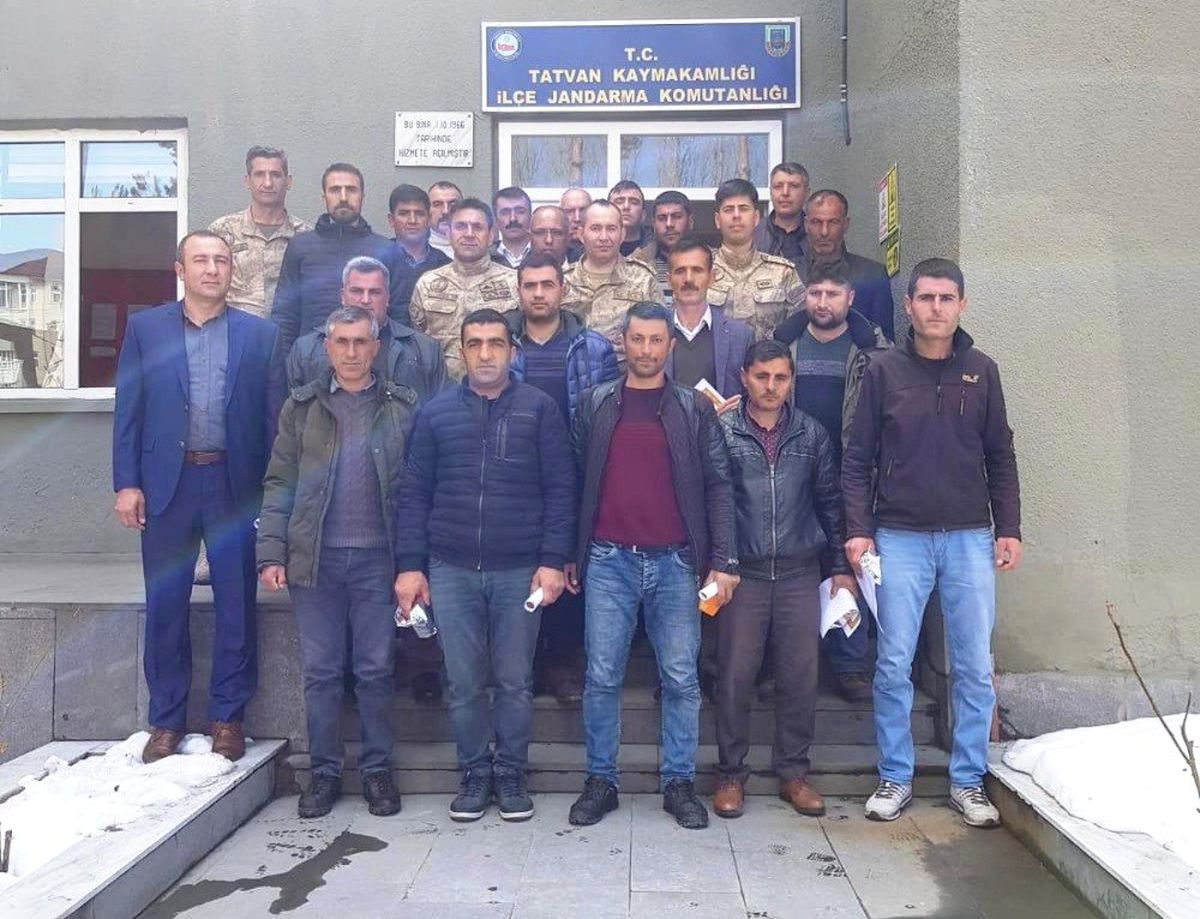 Tatvan\'da Görev Yapan Başarılı Güvenlik Korucuları Ödüllendirildi