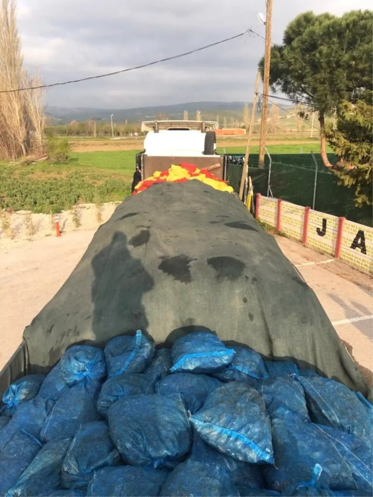 Tır\'da 24 Ton Kaçak Midye Yakalandı