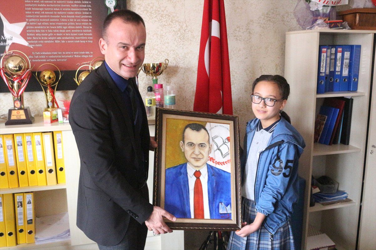 Ağrı İl Milli Eğitim Müdürü Tekin\'den Afgan Öğrenciye Ziyaret