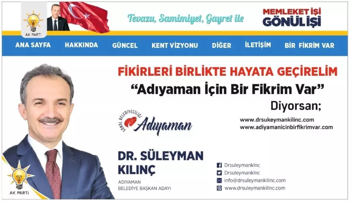 AK Parti Adayı Kılınç \'Mobil Belediyecilik\' Dönemini Başlatacak