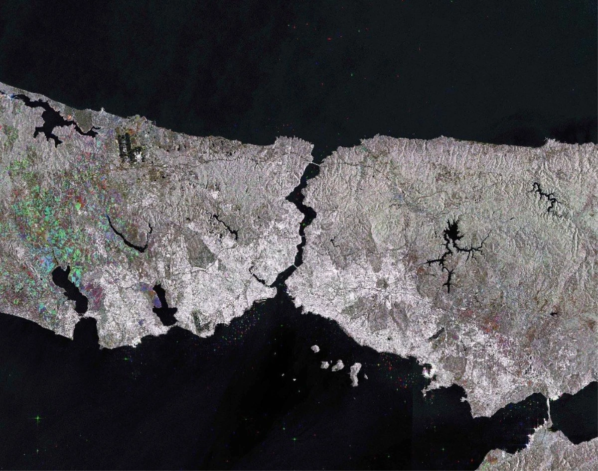 Avrupa Uzay Ajansı İstanbul Boğazı\'nı Görüntüledi