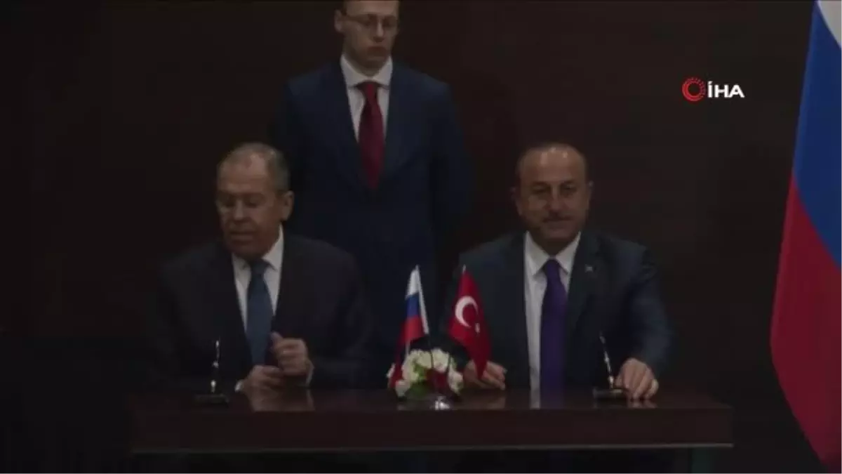 Bakan Çavuşoğlu, Rus Mevkidaşı Lavrov ile Antalya\'da Bir Araya Geldi