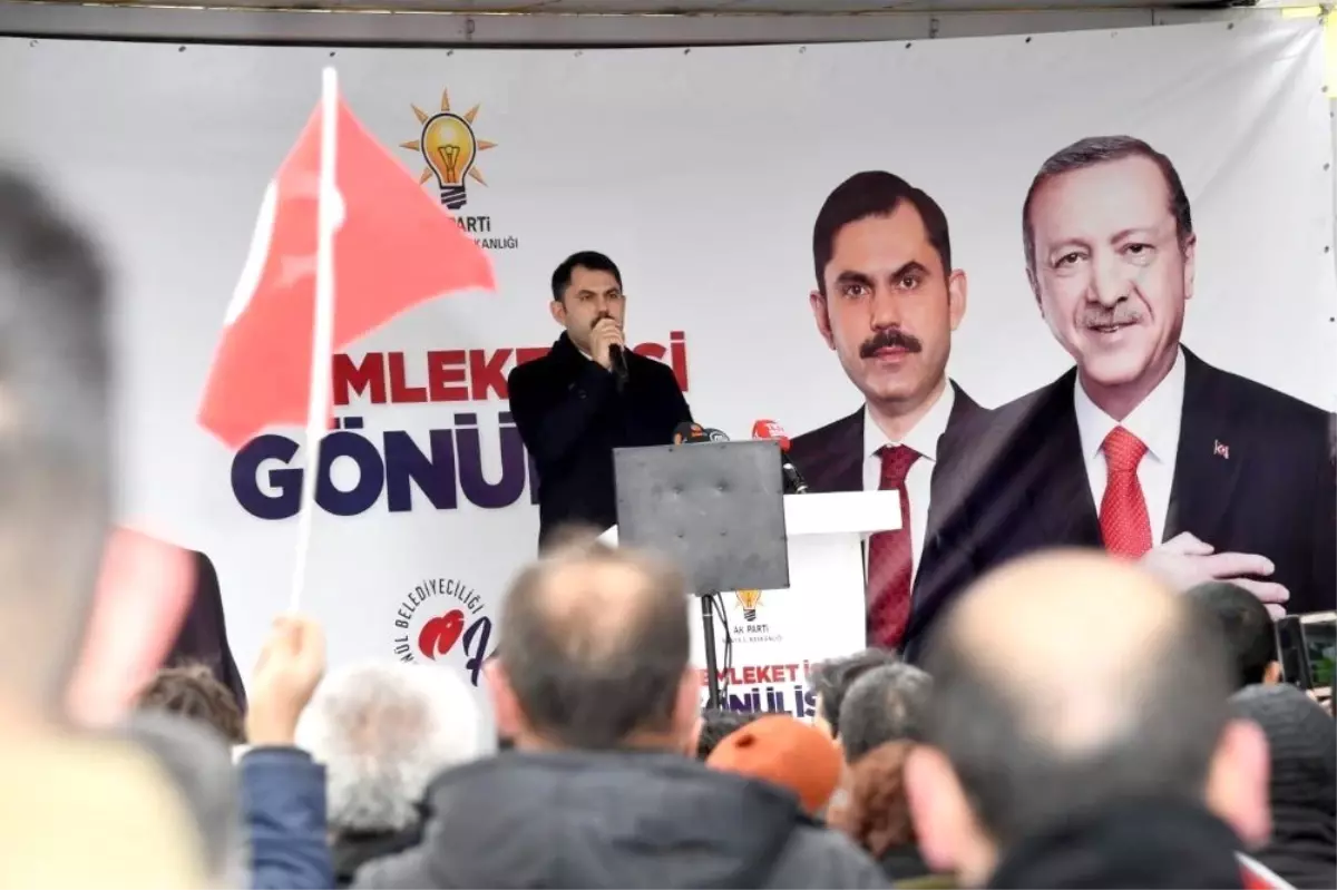 Bakan Kurum: "Kim Hangi Kirli Tezgahı Kurarsa Kursun, Biz Dev Yatırımlar Yapmaya Devam Ediyoruz"
