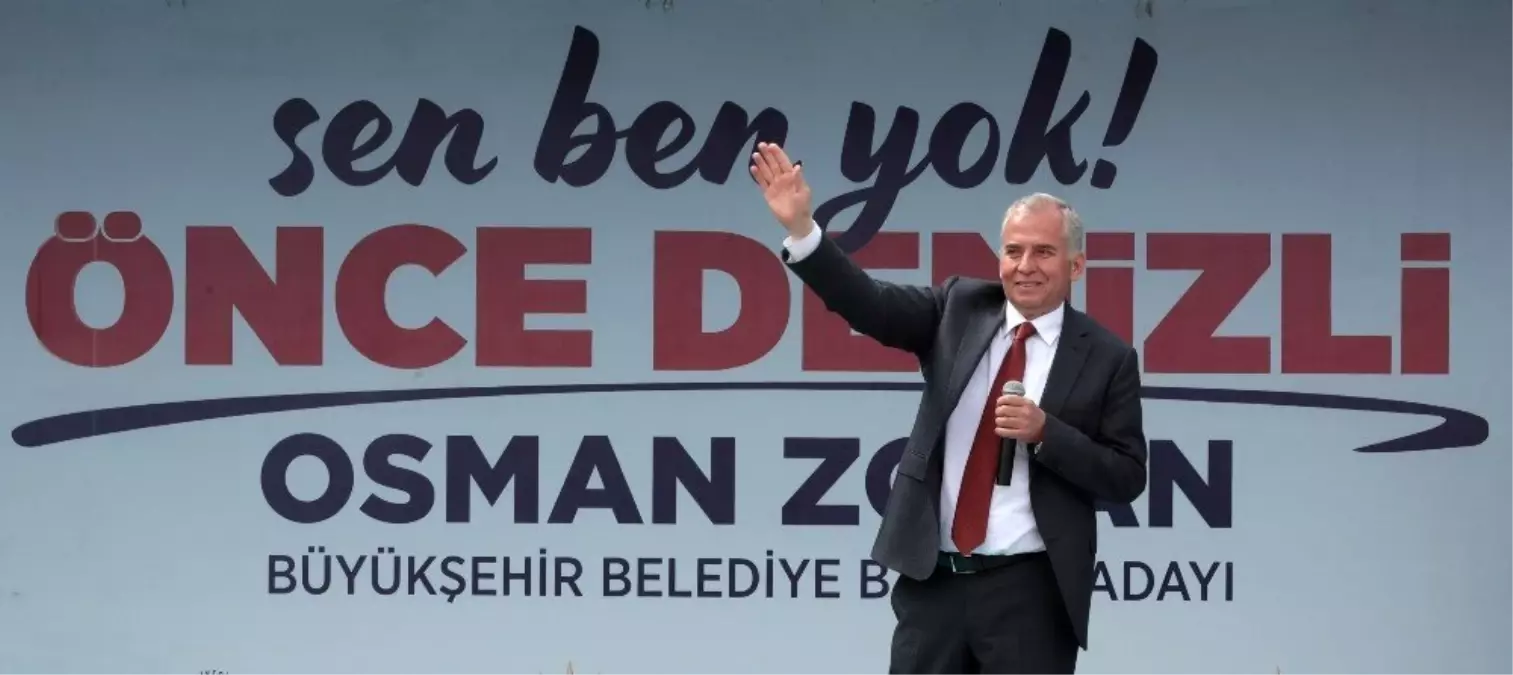 Başkan Zolan: "Sen Ben Yok Önce Denizli"