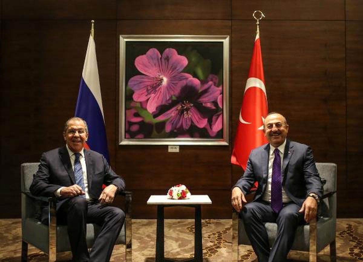 Çavuşoğlu, Lavrov ile Antalya\'da Buluştu (1)