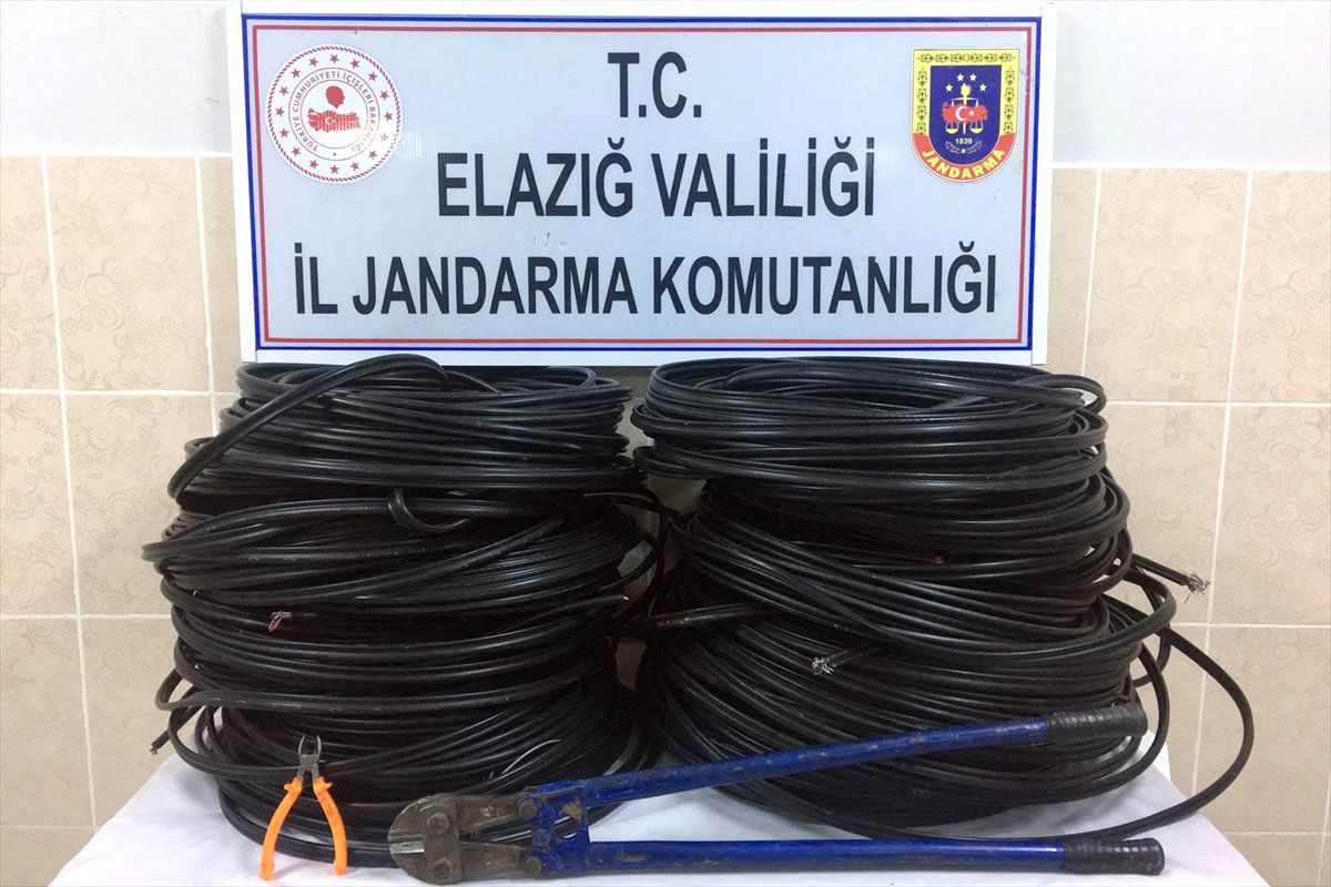 Elazığ\'da Kablo Hırsızlığı