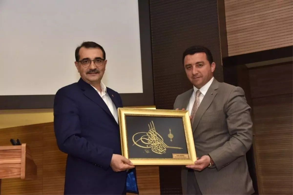 Enerji ve Tabii Kaynaklar Bakanı Fatih Dönmez\'den Başkan Bakıcı\'ya Destek