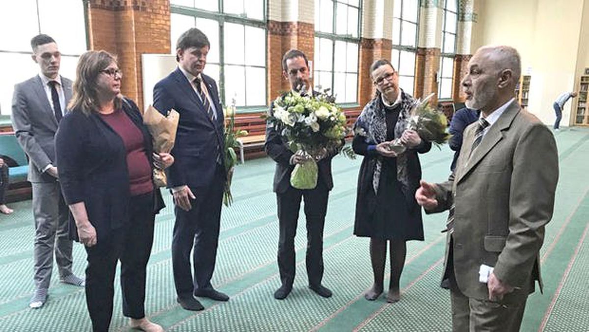 İsveç Meclis Başkanından Stockholm Camisi\'ne Taziye Ziyareti