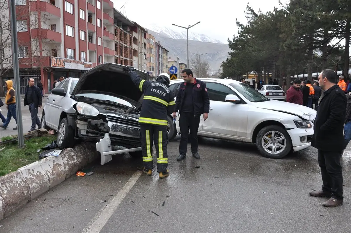 Kahramanmaraş\'ta Trafik Kazası: 1 Yaralı