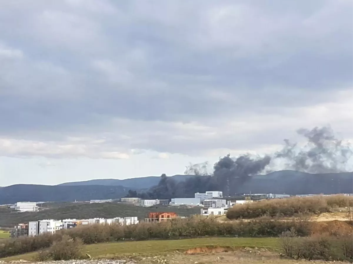 Koltuk Fabrikasında Korkutan Yangın