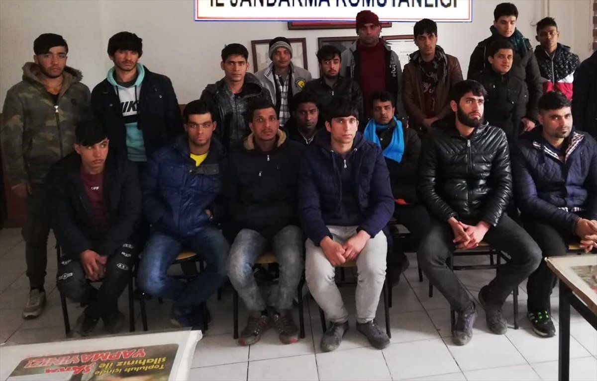 Tekirdağ\'da 57 Düzensiz Göçmen Yakalandı