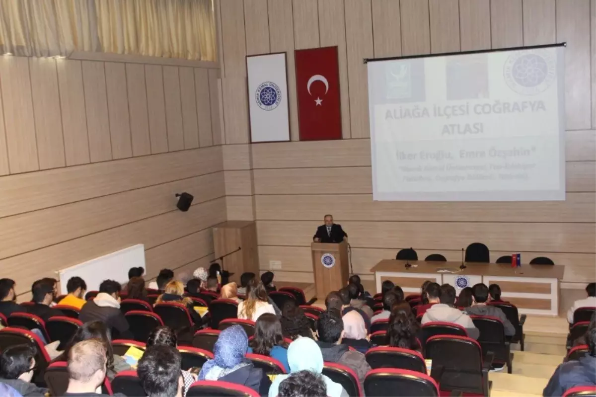 Türkiye\'nin İlk İlçe Atlası: Aliağa Coğrafya Atlası" Konferansı