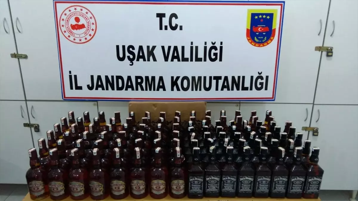 Uşak\'ta Kaçak İçki Operasyonu