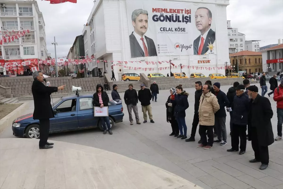 Yozgat\'ta Bağımsız Belediye Başkan Adayı Korkmaz Miting Yaptı