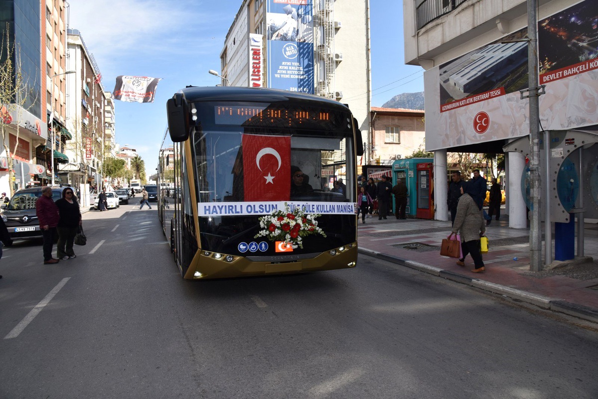 25 Metrelik Elektrikli Otobüsler, Manisa\'ya Hayırlı Olsun