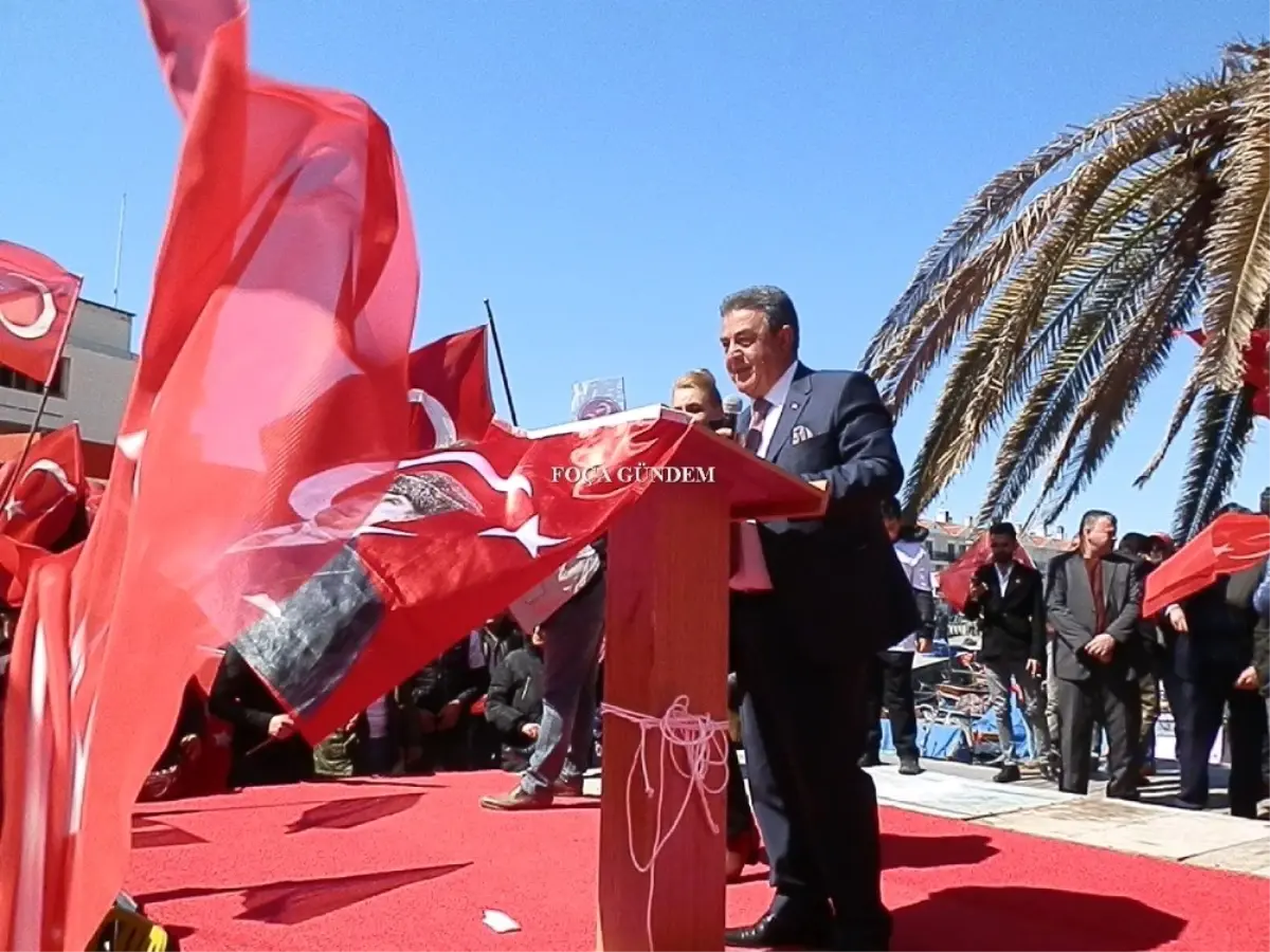 Cumhur İttifakı\'nın Foça Başkan Adayı Serdar Mersin\'den Son Miting