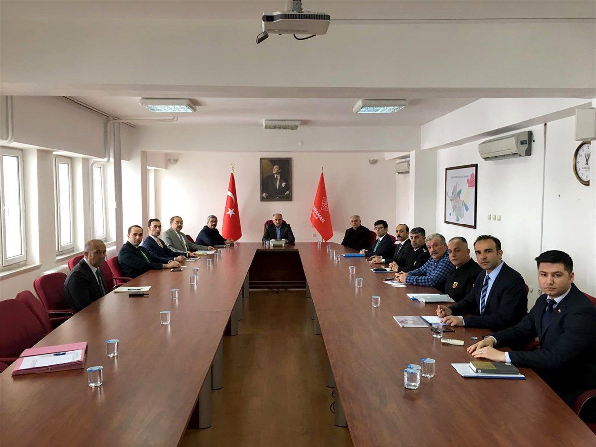 Karaman\'da Seçim Güvenliği Toplantısı Yapıldı